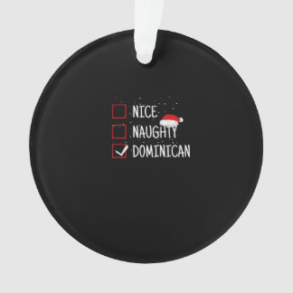 Leuke Stoute Dominicaanse Kerstlijst Ornament