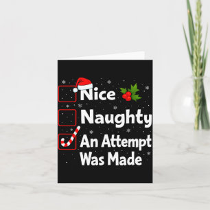 Leuke Stoute Er Is Een Poging Gedaan Kerst Lijst K Kaart