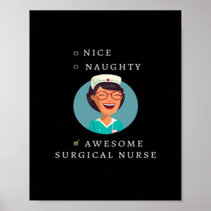 Leuke Stoute Geweldige Operatieverpleegkundige Poster
