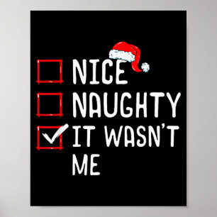 Leuke Stoute Het Was Ik Niet Kerst Wenslijst Poster
