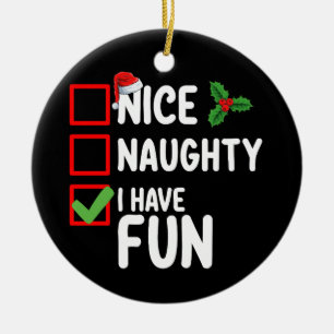 Leuke Stoute Ik Heb Plezier Sinterklaas Kerstlijst Keramisch Ornament