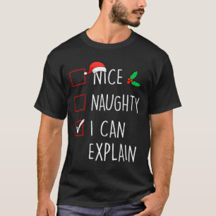 Leuke stoute ik kan uitleggen kerst familie Matchi T-shirt