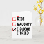 Leuke Stoute Ik Zweer Dat Ik Het Geprobeerd Heb  Kaart (Gele Bloem)