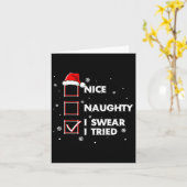 Leuke Stoute Ik Zweer dat Ik het Geprobeerd Heb T- Kaart (Gele Bloem)