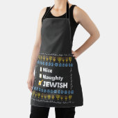 Leuke stoute Joodse Chanoeka lelijke trui Schort (Insitu)