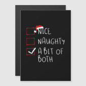 Leuke Stoute Kerstman Hoed Humor Sfeer  (Voorkant / Achterkant)