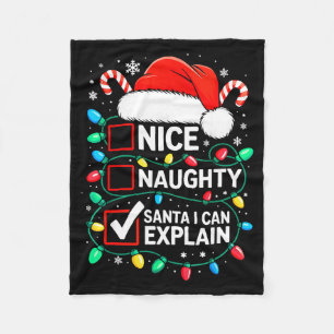 Leuke Stoute Kerstman Ik Kan Truitje Uitleggen Fun Fleece Deken