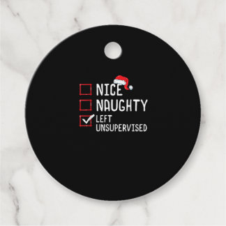 Leuke Stoute Linker Ongesuperviseerd Kerstlijst Bedankjes Labels