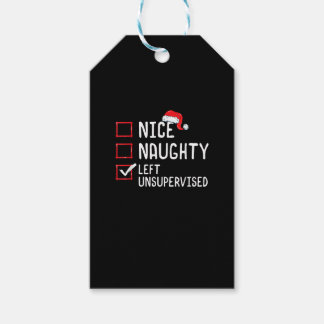 Leuke Stoute Linker Ongesuperviseerd Kerstlijst Cadeaulabel