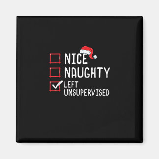 Leuke Stoute Linker Ongesuperviseerde Kerstlijst Magneet