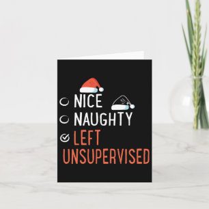 Leuke Stoute Links Onbegeleidde Kerstmannenlijst K Kaart