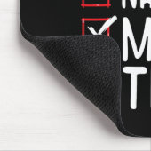 Leuke stoute mama probeerde kerstlijst 1 muismat (Hoek)