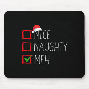 Leuke Stoute Meh Kerstlijst Xmas Santa Claus 1 Muismat