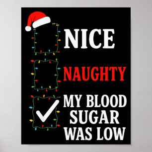 Leuke Stoute Mijn Bloedsuiker Was Laag Diabetes Gr Poster