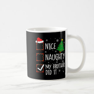 Leuke Stoute Mijn Broer Heeft Het Gedaan Xmas Fami Koffiemok