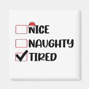 Leuke Stoute Moeie Kerst Lijst Xmas Kerstman Magneet