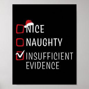 Leuke Stoute Mooie Kerst Familie Pyjama Mannen Vro Poster
