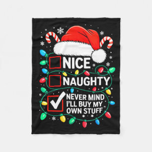 Leuke Stoute Nooit Gedacht Zal Mijn Eigen Spullen Fleece Deken
