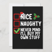 Leuke Stoute Nooit Gemind Ik Koop Mijn Eigen Spull Kaart (Voorkant)