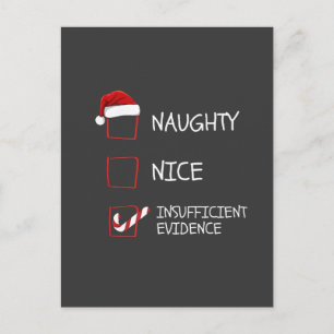 Leuke Stoute Onvoldoende Bewijs Kerstman Kerst Feestdagenkaart