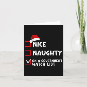 Leuke stoute op een overheids-watchlist lijst Chri Kaart