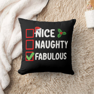 Leuke Stoute Prachtige Grappige Kerstman Kerstlijs Kussen