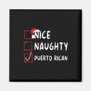 Leuke stoute Puerto Ricaanse Kerstmis Puerto Rico Magneet