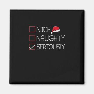 Leuke Stoute Serieus Kerst Moderne Stijl  Magneet