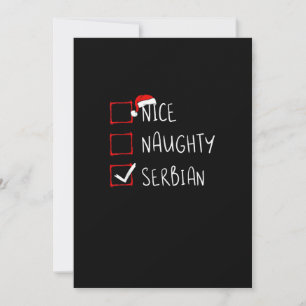 Leuke Stoute Servische Kerst Erfenis Feestdagenkaart