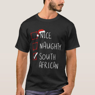 Leuke stoute Zuid-Afrikaanse Kerst Zuid-Afrika T-shirt