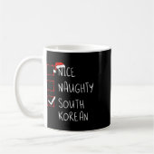 Leuke stoute Zuid-Koreaanse kerst Zuid-Korea he Koffiemok (Links)