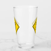 Leuke Stress Free Zone Humor Drink Glas (Links)