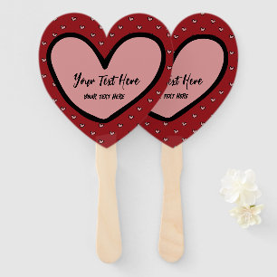 Leuke Stylist Sweet Heart Party Supplies Sjabloon Handwaaier