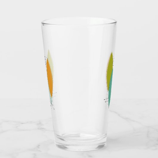 Leuke surfplankvormen uit het atoomtijdperk in het glas (Rechts)