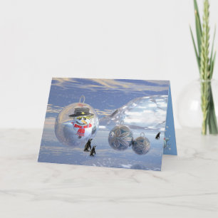 Leuke surrealistische Kerstkaart Feestdagen Kaart