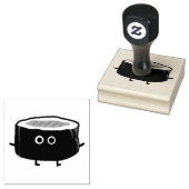 Leuke Sushi | Kawaii Sushi Roll Rubberstempel (Gestempeld)