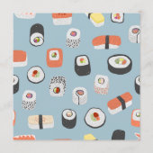 Leuke Sushi Verjaardag Kaart (Voorkant)