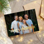 Leuke Swash ECHTE FOLIE Modern Christmas Photo Car Folie Feestdagenkaart