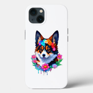 Leuke Sweet Corgi Puppy iPhone / iPad hoesje