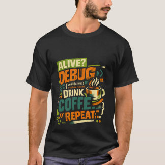 Leuke T-shirt voor programmeurs met de tekst "Leve