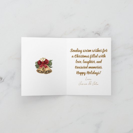 Leuke Tabby Cat kerstkaart Feestdagen Kaart (Binnen)