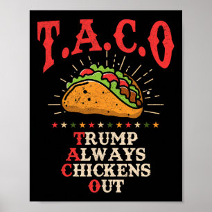Leuke Taco Theorie Overwint Altijd Kip Uit Tacos  Poster