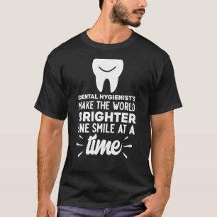 Leuke Tandheelkundige Hygiëniste Mannen Dames Tand T-shirt