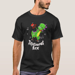 Leuke Tapasaurus Rex Grappige Tap Dance Dinosaurus T-shirt