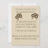 Leuke  Tarot Kaart Style Collage Halloween (Achterkant)