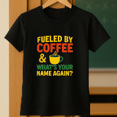 Leuke Teacher Coffee Shirt; Grappig Back-to-School T-shirt