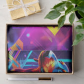 Leuke teckel geometrisch tissuepapier (Geschenk)