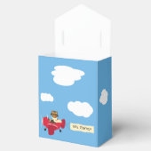 Leuke  Teddy Bear Pilot Baby shower Bedankdoosjes (Geopend)