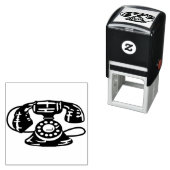 Leuke  telefoon illustratie  zelfinktende stempel (In situ)