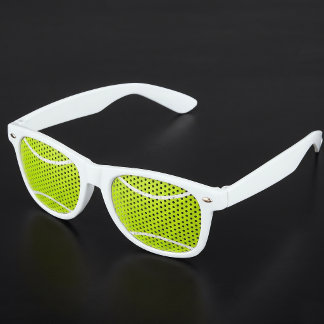 Leuke Tennis Speler Feest Bril Zonnebril